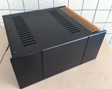 Queenway Z004 одной стороны ЧПУ полный алюминиевое шасси DIY аудио коробка/усилитель мощности случае 320 мм * 140 мм * 268 мм 320*140*268 мм