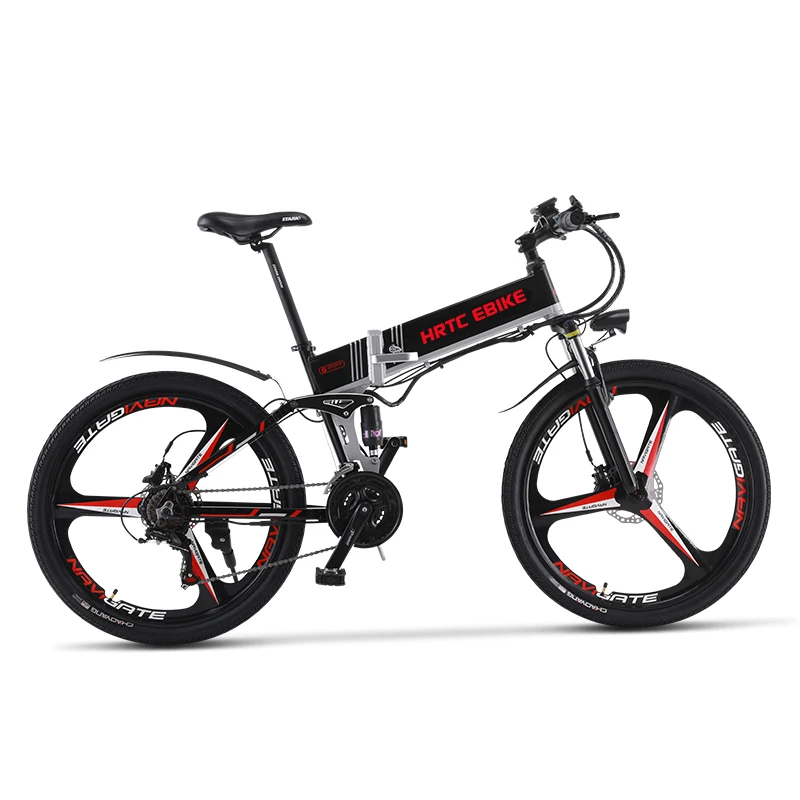 Best 26inch electric mountain bike 400w ebike  400W high speed 40km/h fold electric bicycle 48v lithium battery hidden in frame EMTB 3