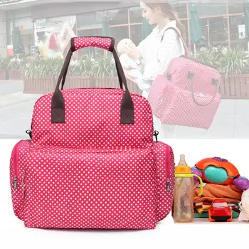 

Waterproof Large Capacity Nappy Powder Baby Care Diaper Backpack Changing Bag Multifunctional Nursing Bag Backpack