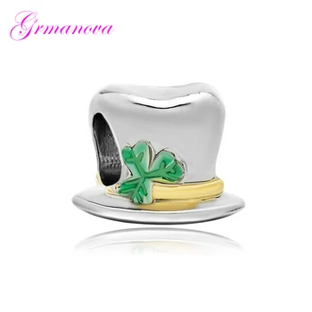 

Magician's Magic Hat Pendant Charm Beads Big Hole New Jewelry Making Bracelet Amulet Fit Pandora Bracelet Women's DIY Jewelry