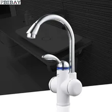 W818-1, 3000 Вт горячая вода кран, мгновенный Электрический водонагреватель, коснитесь Кухня Электрический кран горячей воды, отопление кран ЕС Plug