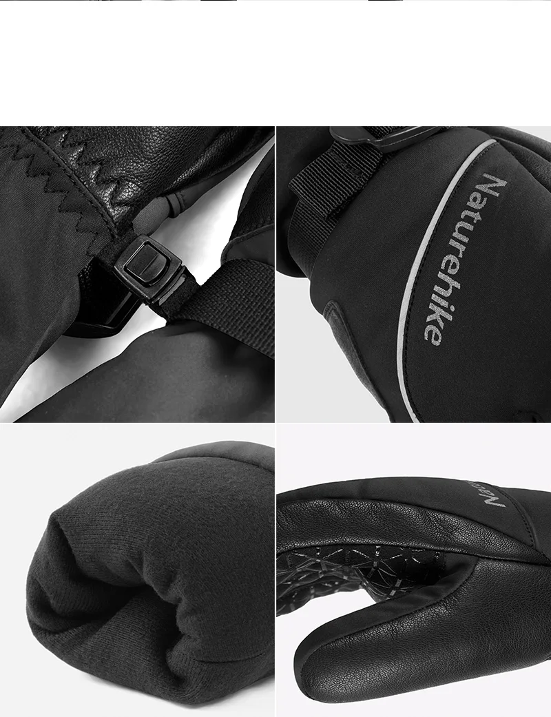 Luvas de lã Quente à Prova de Vento Luvas de Esqui Masculino ao ar Luvas à Prova Naturehike Inverno Feminino Livre Dwaterproof Água 2020 9 Esporte e Lazer