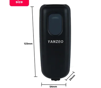 

Free shipping Mini 1D/2D wireless bluetooth bar code scanner laser portable reader is suitable for USB interface