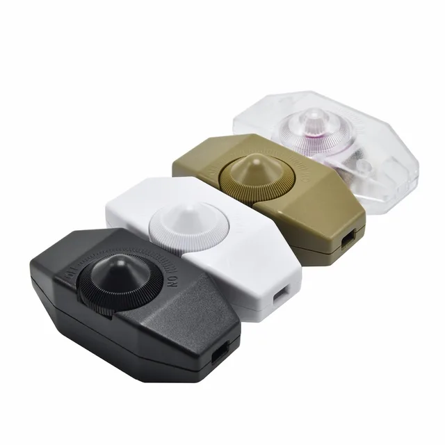 Us 10 13 23 Off 3pcs Lot 220v 2a Lamp Dimmer Switch Table Floor Light Dimmers Ce Incandescent Dimming Switches In
