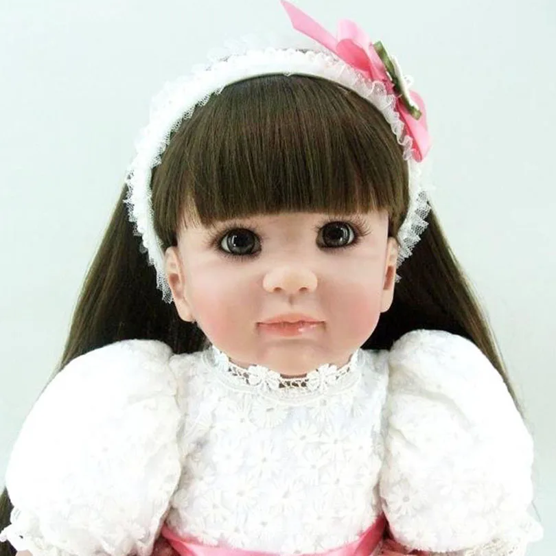 Кукла реборн силиконовая 60 см с большими глазами|reborn dolls|reborn doll siliconetouch dolls |