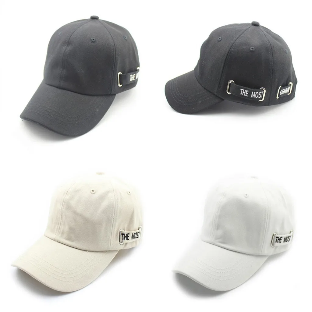 

Baseball Cap Embroidered letters simple fashion men's and women's curved eaves hat couple baseball cap shark embroidery L408A