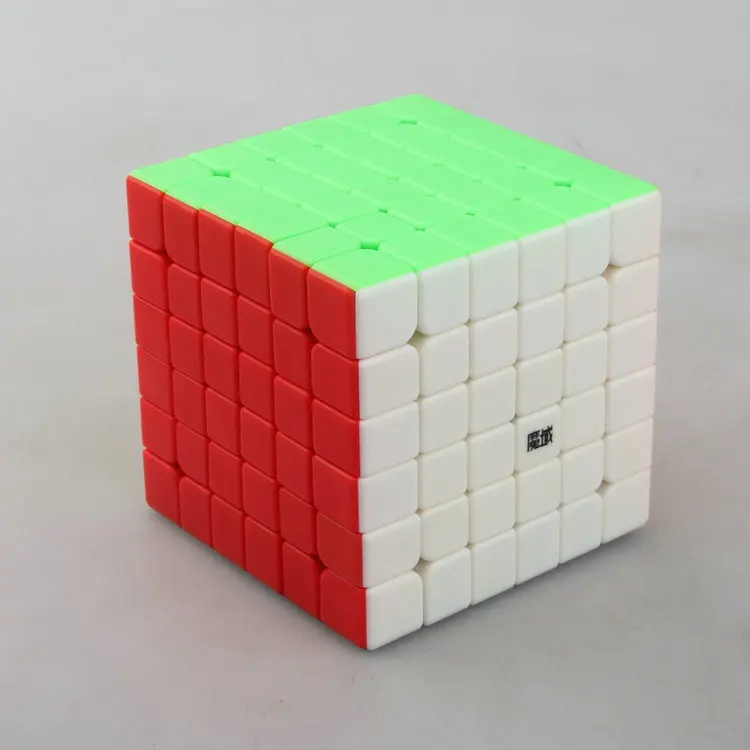 Мою weishigts черный/белый/Primary/Stickerless-яркий 6 Слои Cube Твист головоломки Обучающие игрушки кубик рубика