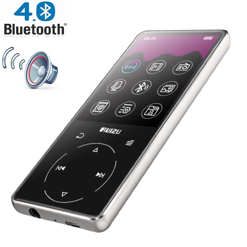 Новый металлический Bluetooth mp4 плеер встроенный динамик с FM радио диктофон