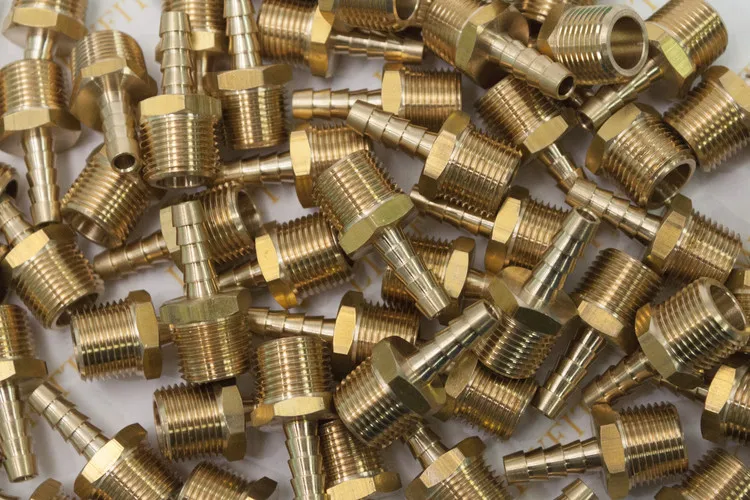LTWFITTING латунный Барб фитинг муфта/соединитель 1/4 &quotшланг ID x 3/8&quot Мужской NPT