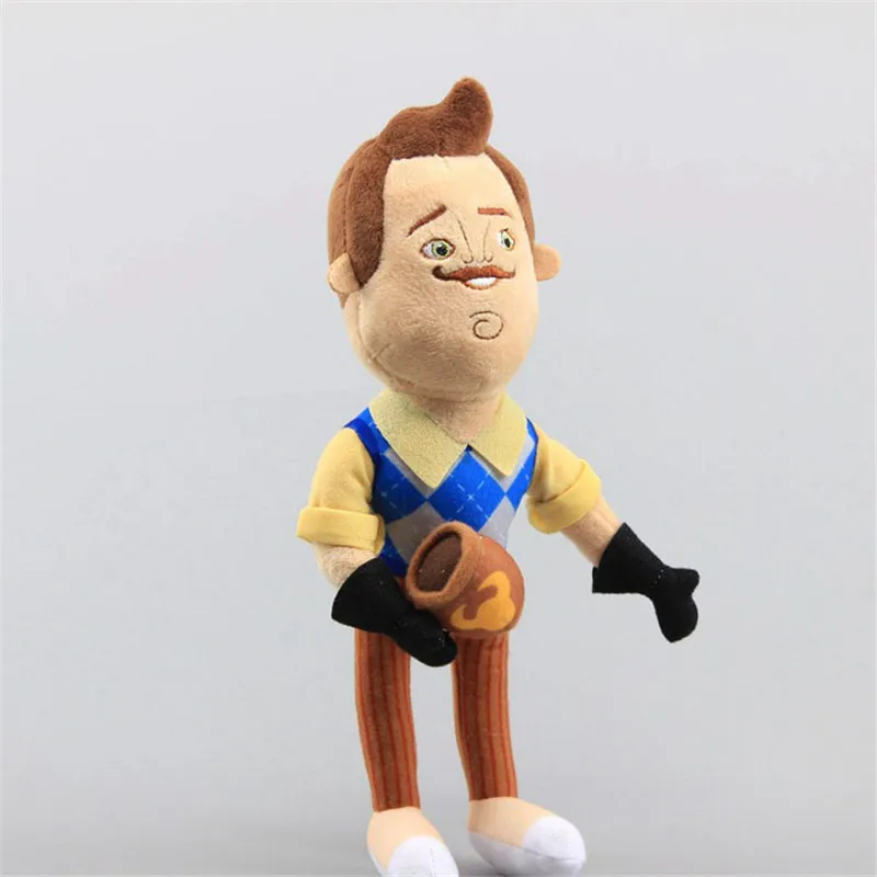 2019 New Hello Neighbor Plush Toys Dolls Game The Neighbor Apron & Cleaver Soft Stuffed Doll Kids Friends Gift 25-40cm (5)