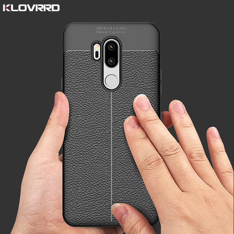 

Ultra-Thin Shockproof Soft Silicone Phone Case for LG G7 ThinQ Luxury Back Cover Soft TPU Carbon Fiber Bags Cases for G7 Coque