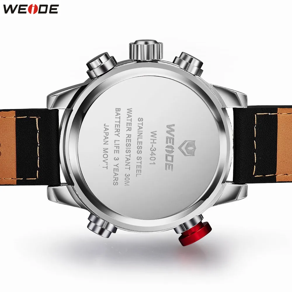 Новые оригинальные модные водонепроницаемые спортивные часы WEIDE Мужские