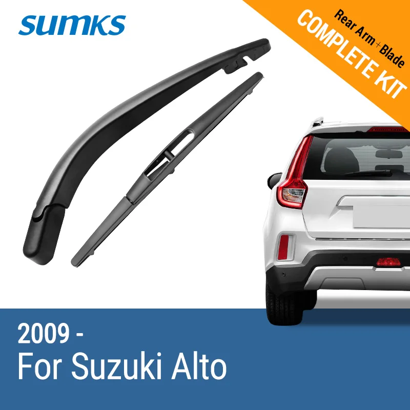 SUMKS Rear Wiper & Arm for Suzuki Alto 2009 2010 2011 2012 2013 2014