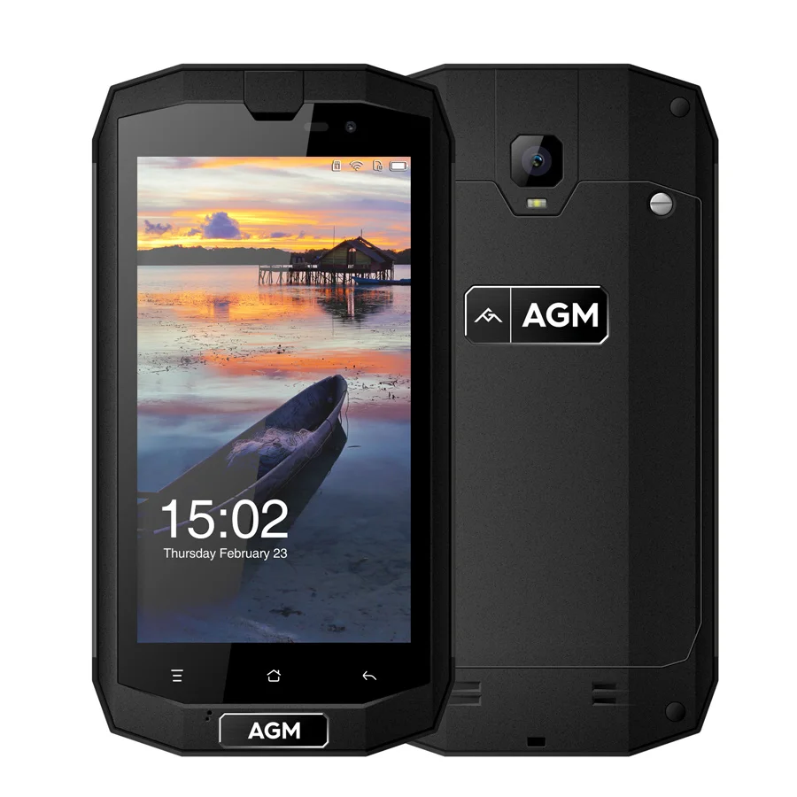 Original AGM A1Q IP68 Waterproof Mobile Phone 5.0''HD 1280*720 4GB RAM