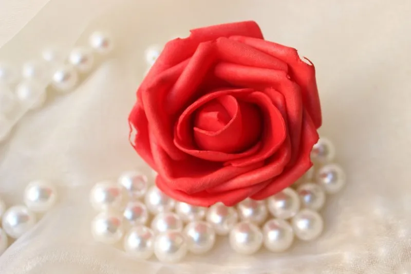 20 шт, диаметр 7 см, искусственные поролоновые розы для дома и свадьбы, украшения, цветочные головки, целующиеся шары для свадьбы, разные цвета