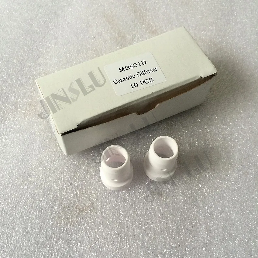 

Free Shipping MB501D Binzel Mig Welding Water Cooled CO2 Welding Torch Consumables Gas Ceramic Diffuser 50PCS