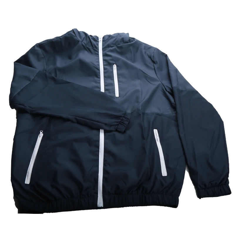 Новая модная Высококачественная куртка пальто, мужская повседневная куртка с капюшоном, Мужская тонкая ветровка на молнии пальто Верхняя одежда