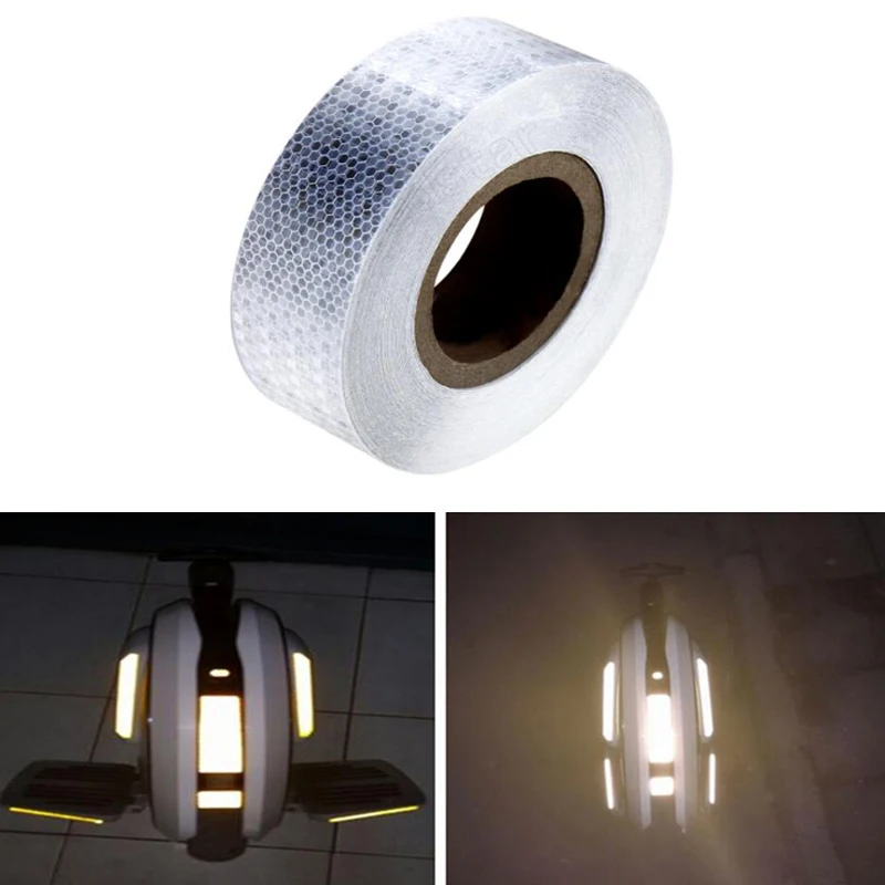 50mm X 5m  Car Reflective Tape Stickers Car Styling For Automobiles Safe Material Car Truck Motorcycle Cycling Reflective Tape