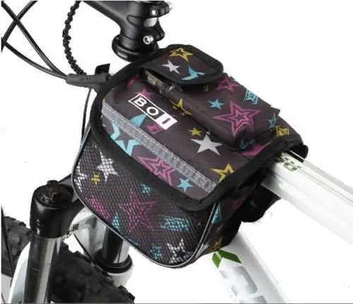 Discount 2018 New Cycling Bike Bicycle Pannier Frame Front Tube Double Bag 4 Colors 4