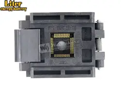 QFP52 TQFP52 FQFP52 PQFP52 FPQ-52-0.65-04 Enplas IC тестовый разъем адаптера программиста 0,65 мм шаг