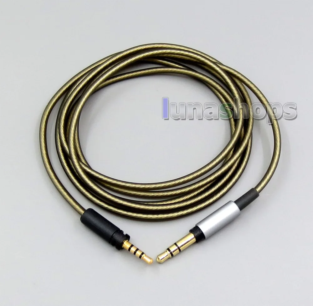 LN006316 3 5mm Silver plated Cable for Sennheiser Momentum 1 0 2 0 Over Ear On Ear Headphones