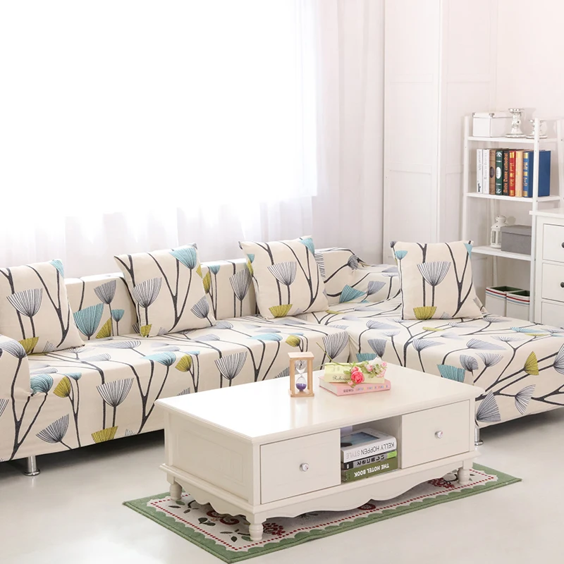 Стрейч с цветочным принтом Ipad Mini 1/2/3 места один двухместный диван мебель дизайн обложки 11 Цвета полиэстер цветочный птица обитый диван