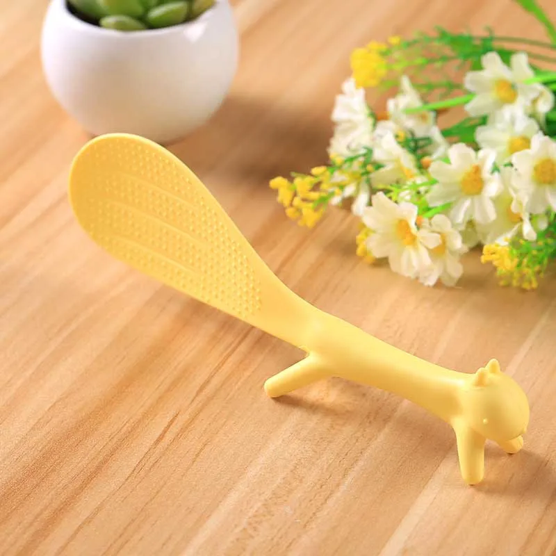 Кухня не липкие формы белка гаджеты Милые Творческие рисовые совки - Цвет: Yellow