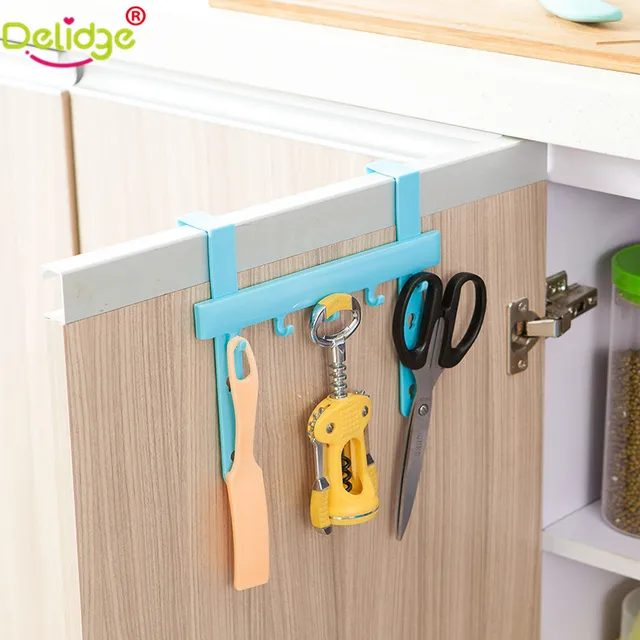 Delidge 1 Pc Pintu Belakang Kait Plastik Dapur Kabinet Kembali A Delidge 1 Pc Pintu Belakang Kait Plastik Dapur Kabinet Kembali A Organizer Penyimpanan Menggantung Lemari