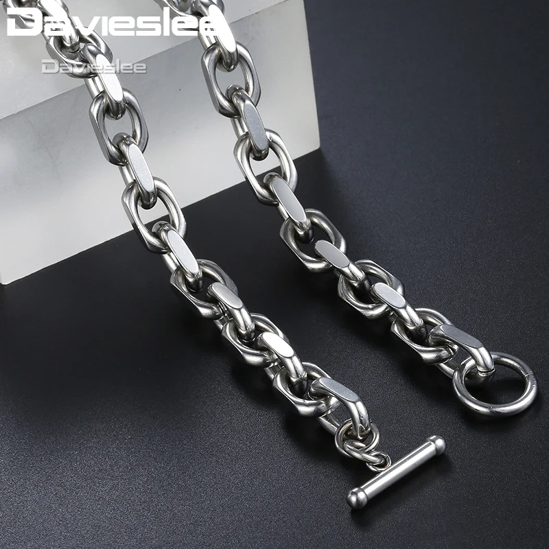Cable Chain Necklace for Men Stainless Steel Mens Necklaces