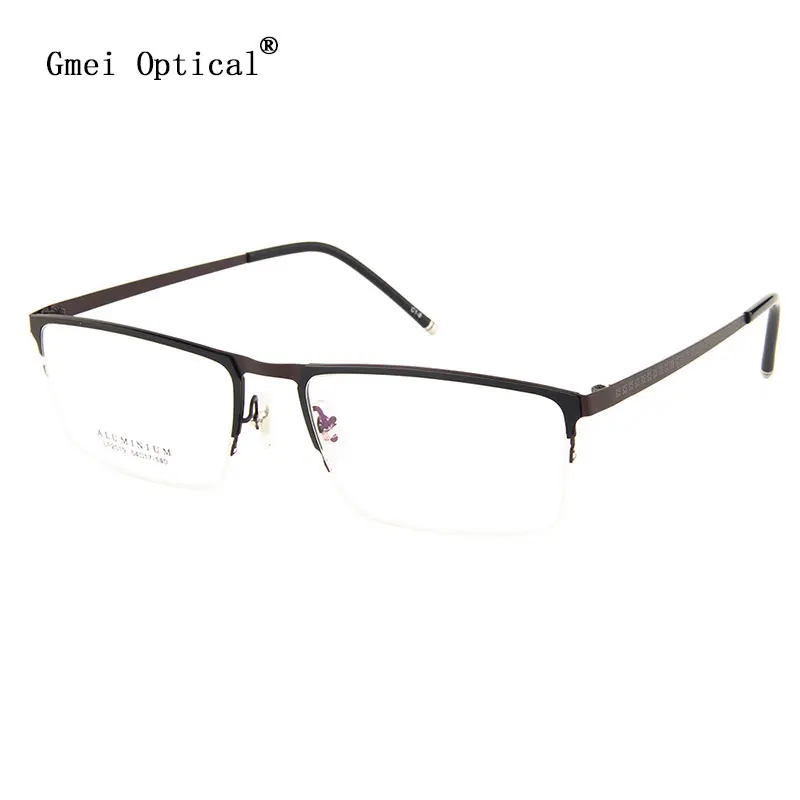 Gmei оптические LF2019 металлические полуоправы оправы очки для женщин и мужчин очки