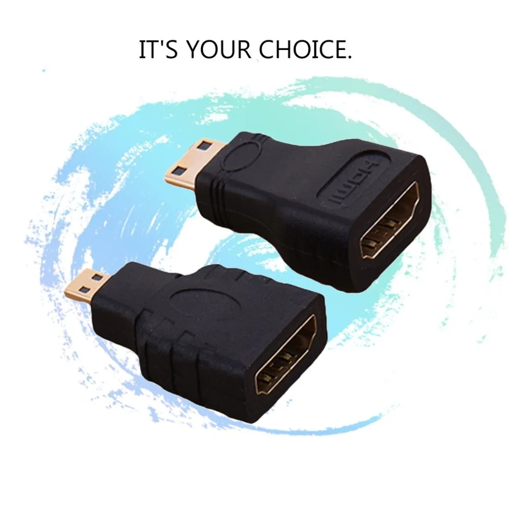 HDMI для Micro HDMI+ HDMI для мини позолоченный конвертер HD разъем удлинитель адаптер для видео ТВ для Xbox 360 HD tv 1080P