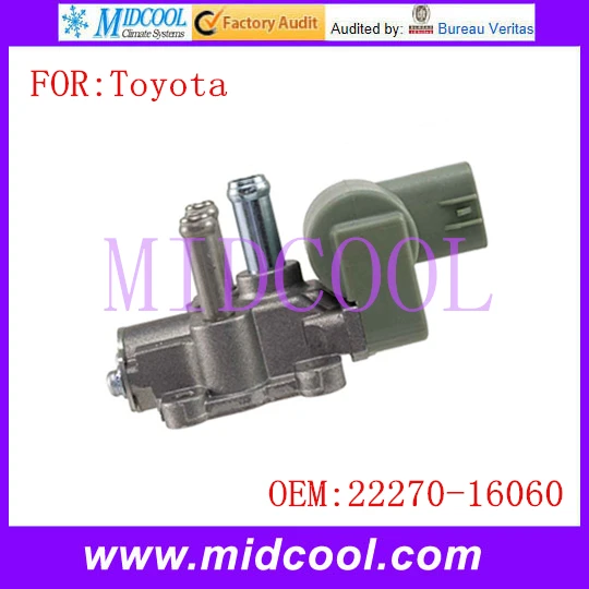 Автоматический IAC холостого хода клапан управления воздуха использовать OE NO. 22270-16060 для Toyota