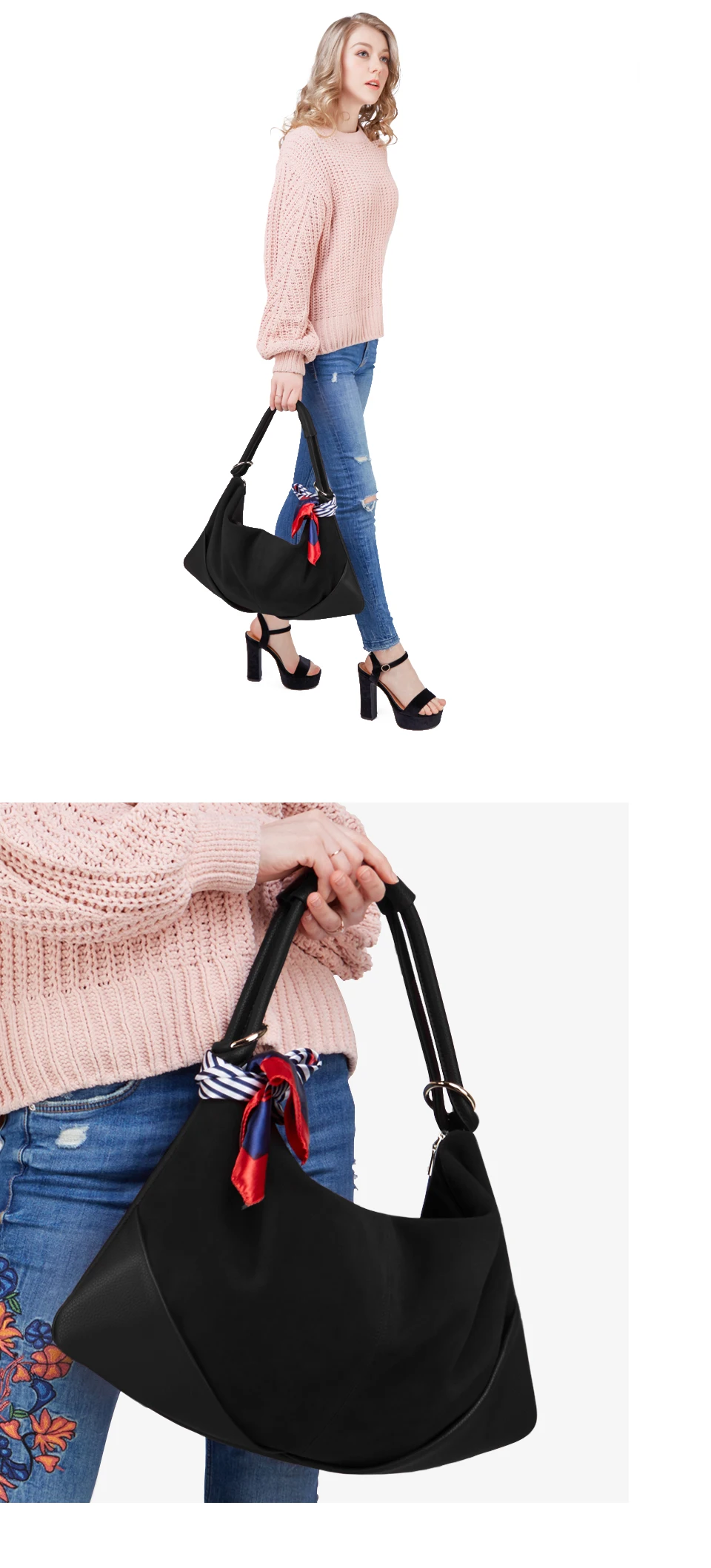 Bolsas femininas couro de camurça real bolsa