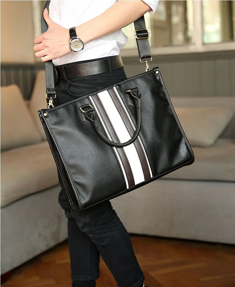 Оригинальная Корейская версия британского бизнеса винтажная Мужская сумка повседневная сумка через плечо, портфель W3-198