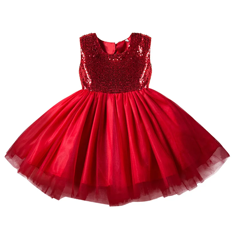 

Spring and Summer Sleeveless Children Girl Clothes Casual School Dress Sequins Ballet Costume Size 2-5T or Girls