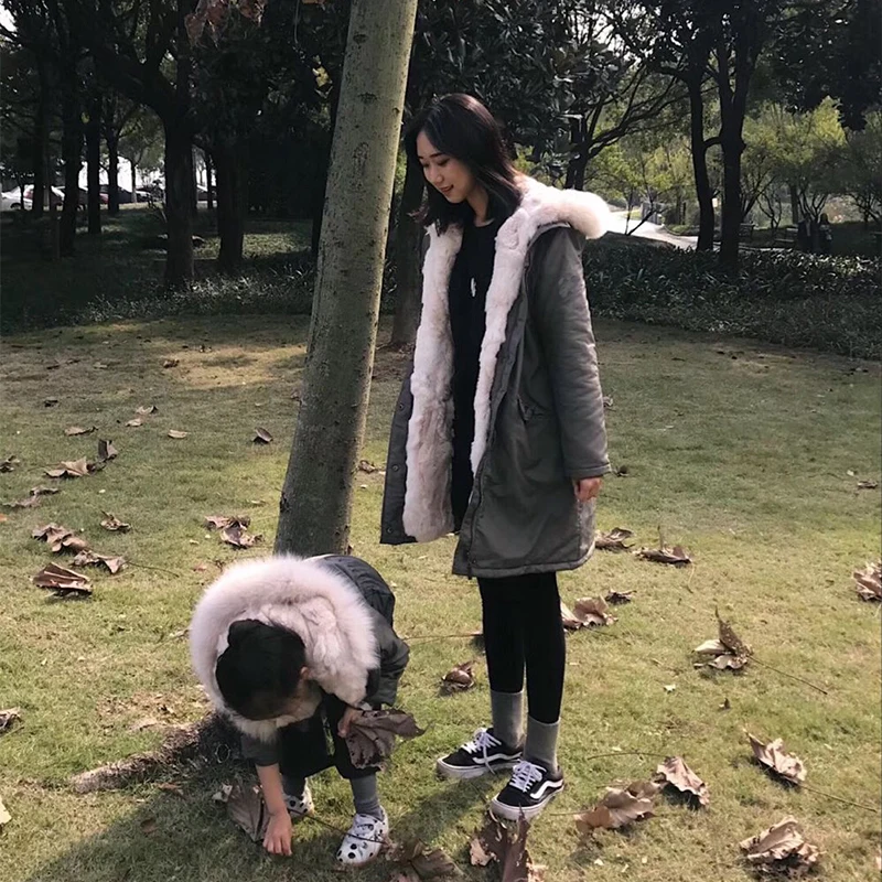 

kid jackets down coats Hooded with real fur for boys girls winter warm overcoat in stock