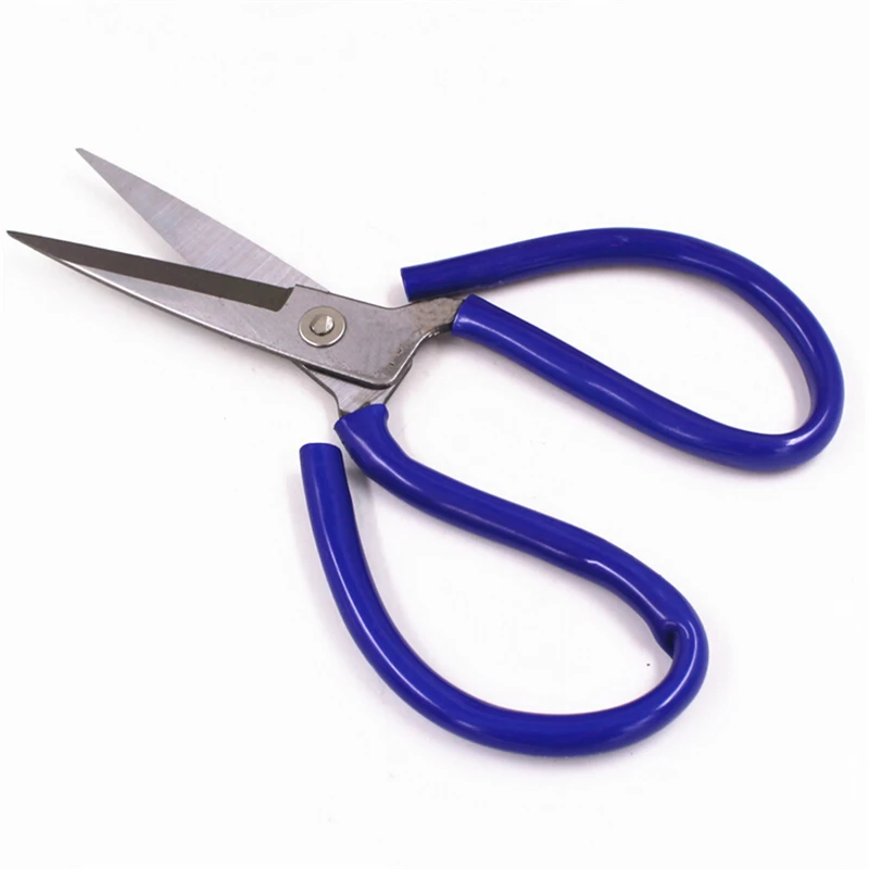 

High Quality Sewing Tools Convenient Household Leather Scissors Civilian Tailor Scissors Blue Cloth Scissors Paper Scissor