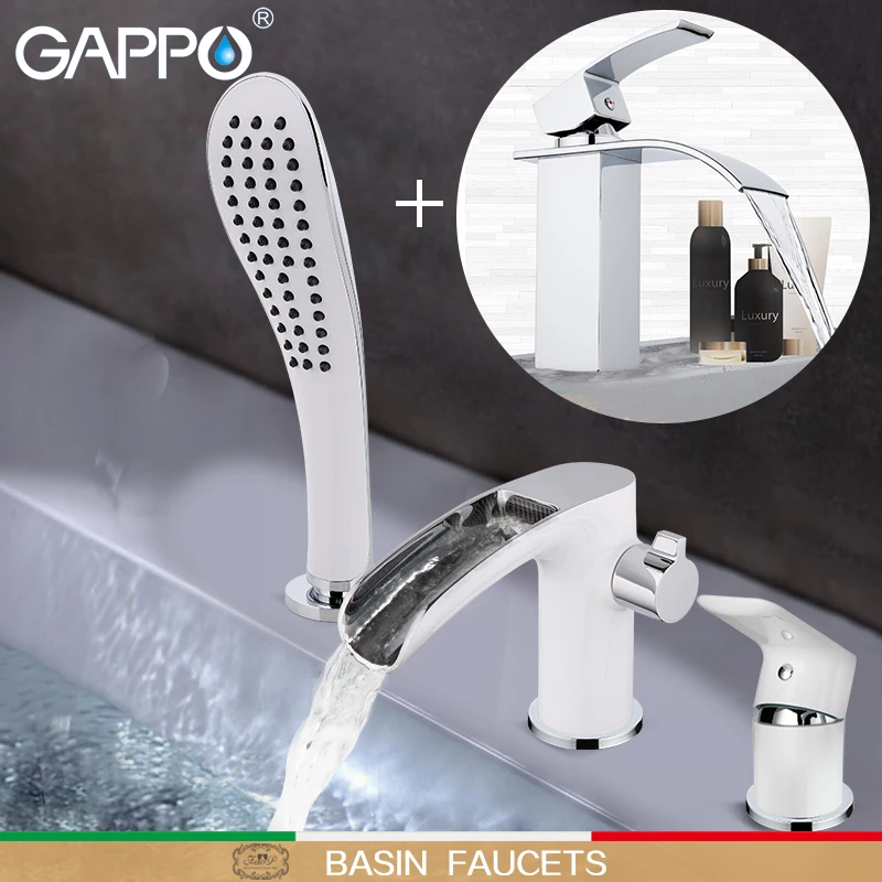 GAPPO Basin Faucet basin sink water taps chrome basin mixer tap waterfall faucet bathroom taps mixer water griferia             