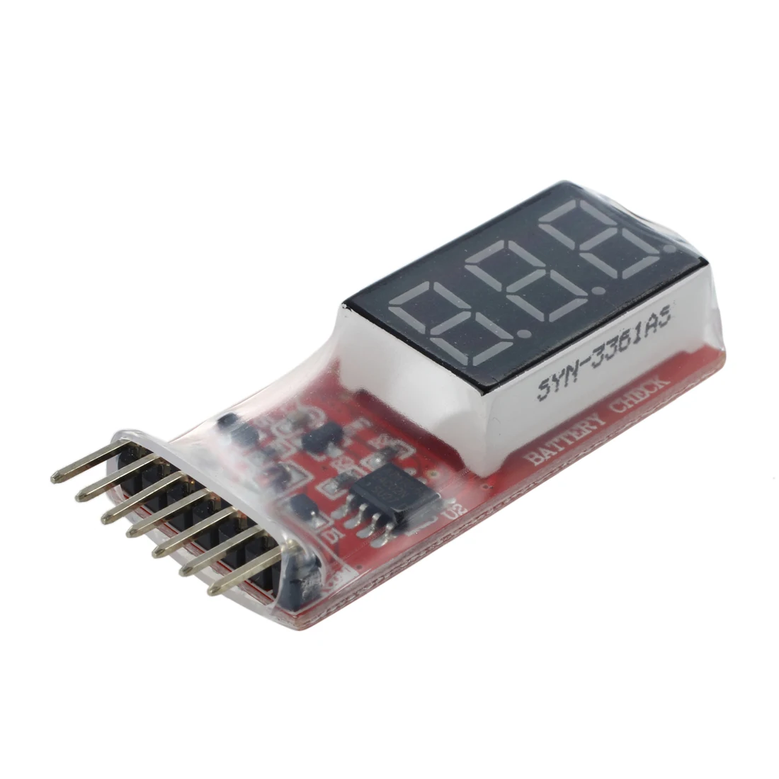 

2S-6S 2-6S RC Lipo Battery Low Voltage Alarm Indicator Meter Checker Tester Test