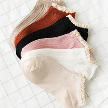 La MaxPa/2 пары, модные мягкие хлопковые женские носки с кружевными оборками, весенне-летние носки, милые носки принцессы для девочек с оборками, k1427