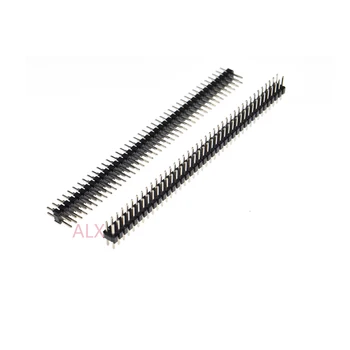 

10PCS 2X40 PIN Double row MALE 2.0MM PITCH PIN Header connector Strip 2X40PIN 2*40 40p 40PIN FOR PCB BOARD ARDUINO