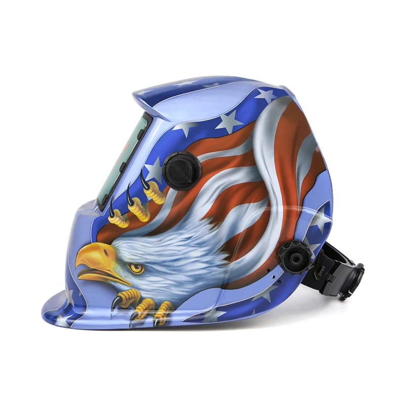 Шлем сварочный MZ225/маска для Mig Tig Arc Blue Eagle на солнечной батарее с автоматическим