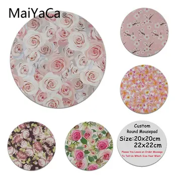 

MaiYaCa Pink Red Rose Bloom High Speed New Mousepad Hot Selling Fashion Design mouse mat