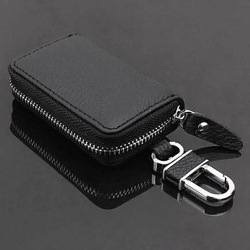 

Adeeing PU Leather Car Key Wallets Men Key Holder Housekeeper Keys Organizer Zipper Key Case General models General models r30