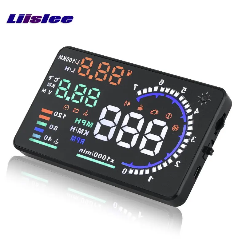 Автомобильный HUD Дисплей для Nissan Patrol/Safari Y61/Y62 Infiniti QX56 AUTO OBD безопасный проектор