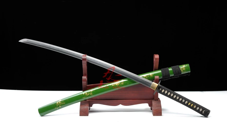 

battle ready Hand forged folded steel blade japanese katana iron tsuba sharpened swrod