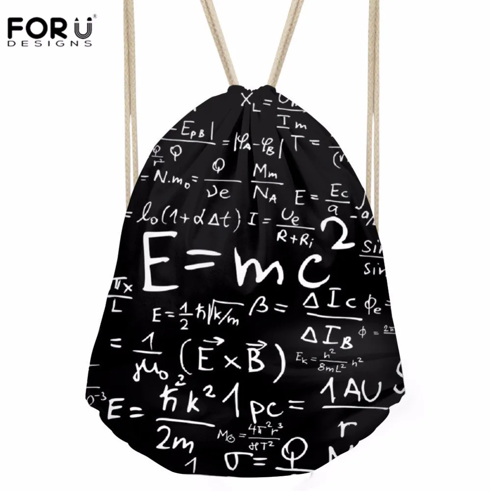 FORUDESIGNS Men's  Sports Bags for Fitness Drawstring Bag Science 3D Printing Athletic Training Bags Outdoor Gym Sack Travle Bag