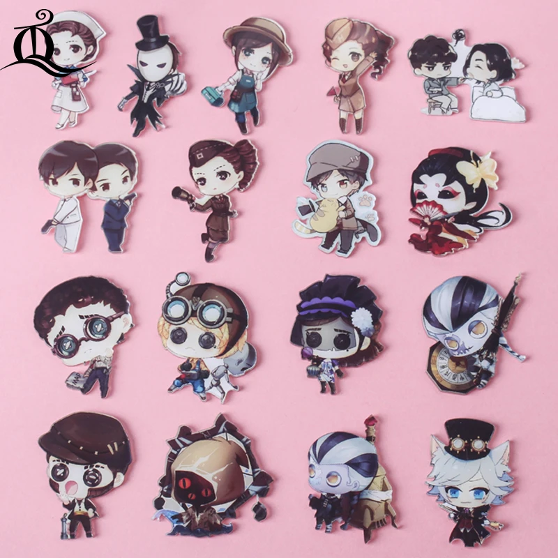 ID V 1 шт. Рисунок мультфильм микс скелет для одежды акриловые значки Kawaii на рюкзак