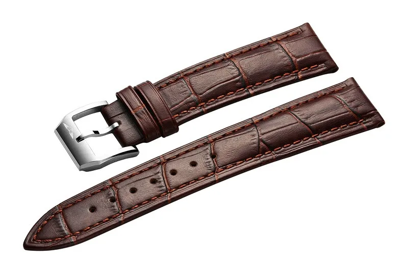 2016 GUANQIN Watchband Buckle Black Brown Watchbandes Genuine Leather Watch band 20mm High Quality Watch Strap (6)