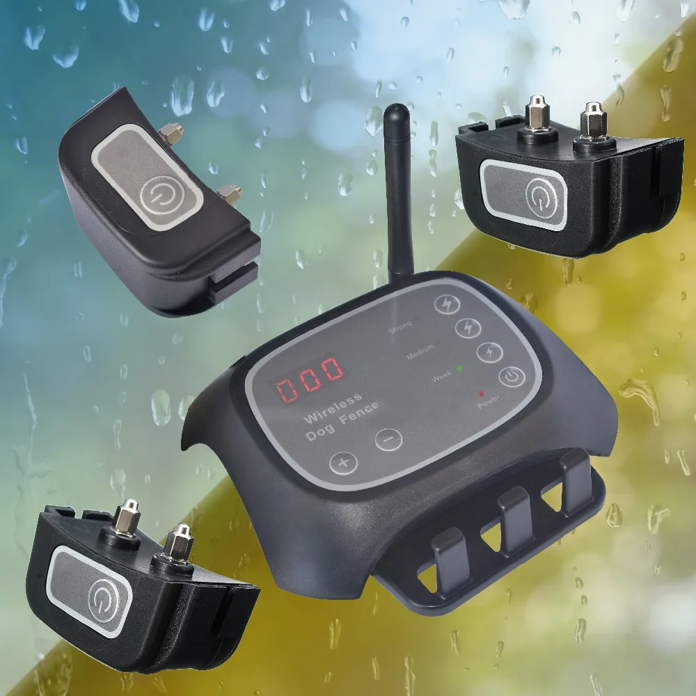 

Rain IP65 Waterproof And Rechargeabl Wireless Dog Pet Fence system KPHRTEK Sales 24pcs/lot Electronic Fence system